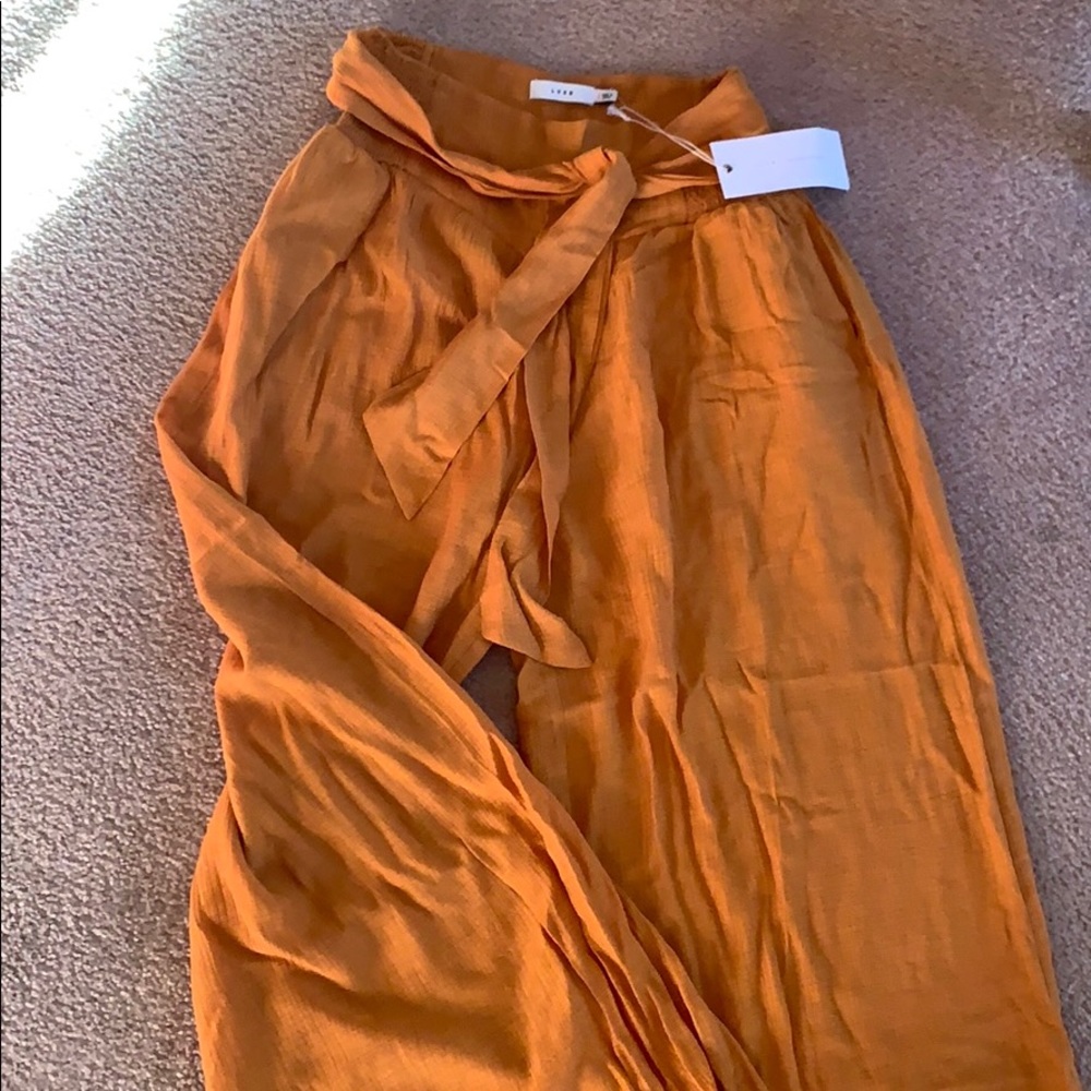 High waist wide leg palazzo pants